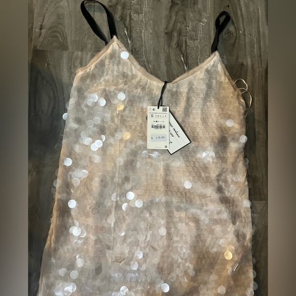 Zara Sequin Slipdress - Picture 2 of 4